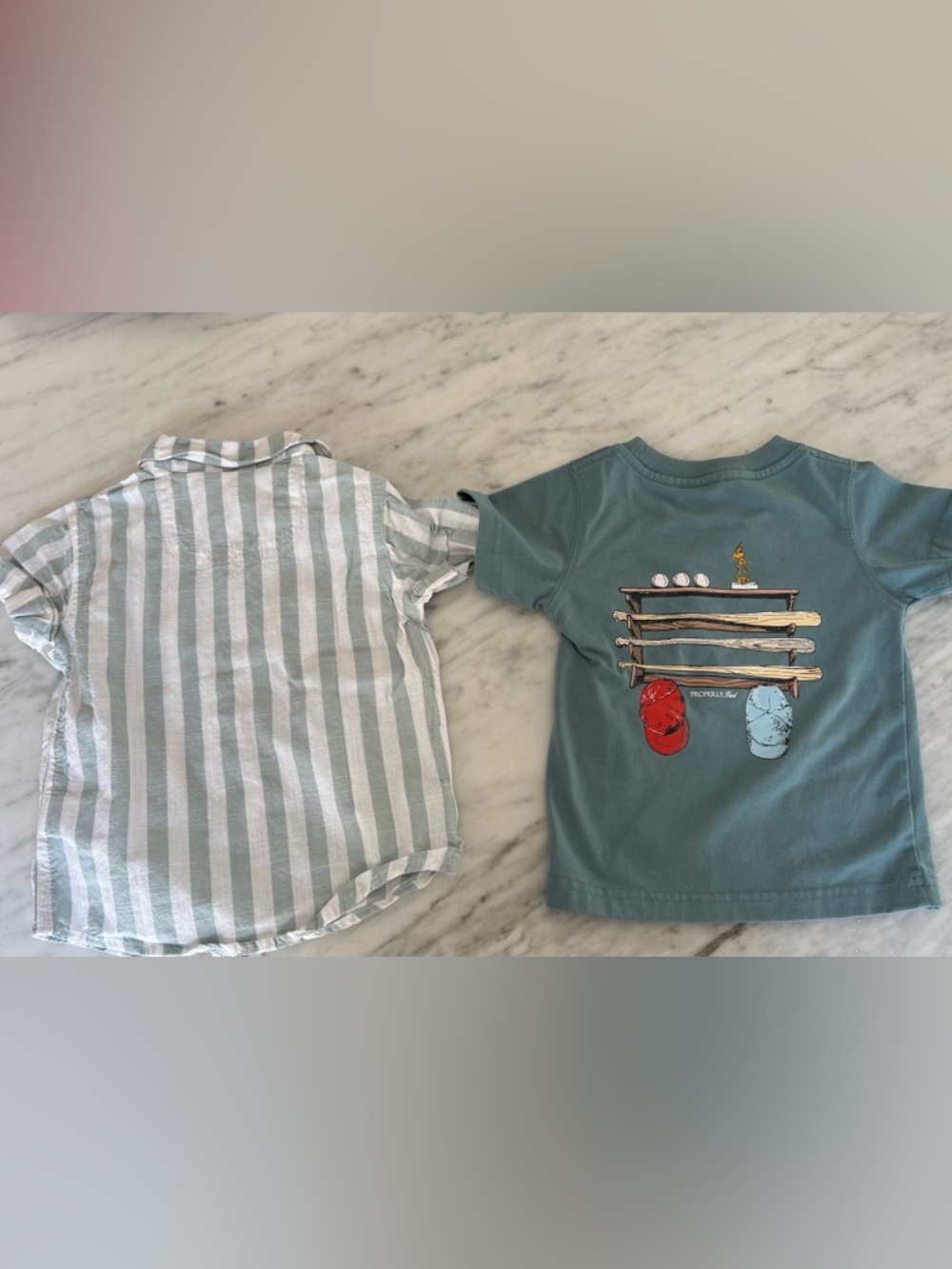 Lot of 2 - Properly Tied Tee & Tommy Bahama Button Down - 18M